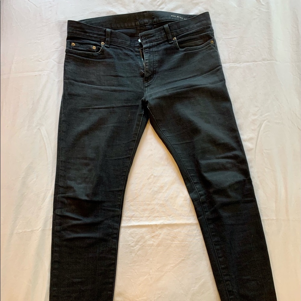 Saint Laurent 32 D02 skinny jeans faded black